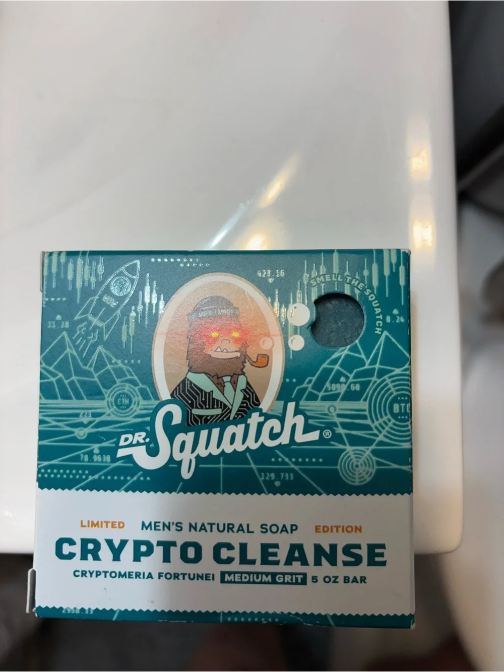 Dr. Squatch Crypto Cleanse Men’s Natural Soap – Teal